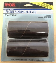 Ryobi OSS450 Oscillating Spindle 150 Grit Sanding Sleeves - 2&#39;&#39; x 4.5&#39;&#39; ... - £6.84 GBP