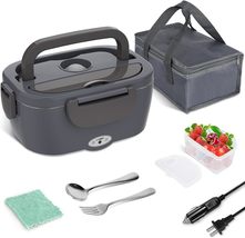 Electric Heating Lunch Box Portable for Car Office Food Warmer Container 1.5L 60 - £26.58 GBP