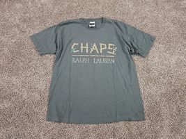 Chaps Ralph Lauren Vtg 90s Chest Logo Tshirt Mens Sz Large Green Preppy ... - $29.70