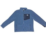 The North Face Chimborazo Hoodie Jacket Mens XL Full Zip Sherpa Lined Blue  - $33.25