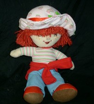 13&quot; Strawberry Shortcake Doll Red Hair Stuffed Animal Plush Toy Cute Soft - £9.67 GBP