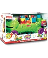 Fisher-Price Stack &#39;n Surprise Blocks Musical Croc Block Wagon - $192.06 CAD