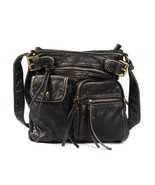 Vintage Women Crossbody Tote Black Retro Ladies Messenger Shoulder Bag Handbag - $70.99