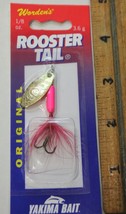 Original Worden&#39;s Rooster Tail Spinner Lure 1/8 oz Pink Fluorescent - £3.73 GBP