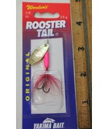 Original Worden&#39;s Rooster Tail Spinner Lure 1/8 oz Pink Fluorescent - £3.98 GBP
