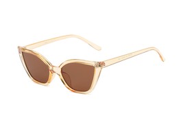 Women Slim Retro Vintage Small High Pointed Cat Eye Fashion Sunglasses - £16.83 GBP