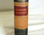 Missouri Reports Book Vol 67 1877-1878 Hardback - $19.79