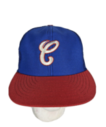 Chicago White Sox Snapback Baseball Hat Vintage Old Logo Blue Cursive C 80s - $25.31 CAD