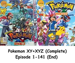 Anime Dvd~Pokemon XY+XY&amp;Z(1-141End)English Subtitle&amp;All Region+Free Gift - £28.66 GBP
