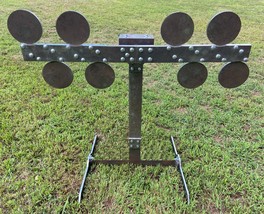 3/8&quot; AR500 Revolving Plate Rack - Reactive Steel Shooting Target - 6in Paddles - £546.07 GBP