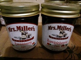 Mrs. Miller&#39;s Homemade Bumbleberry Jam Amish Made 2  9 Oz Jars - £14.31 GBP