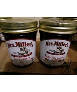 Mrs. Miller&#39;s Homemade Bumbleberry Jam Amish Made 2  9 Oz Jars - £14.00 GBP