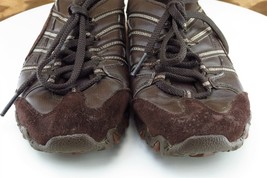Skechers Women Size 6.5 M Brown Fashion Sneakers Leather 21219 - £15.78 GBP