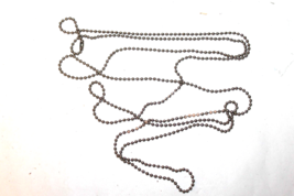 76 Inch 3mm Steel Ball Chain With Clasp PREOWNED - £5.06 GBP