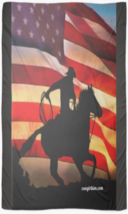 Cowgirl Kim American Cowboy Scarf - Large 55&quot; X 55&quot; - £56.12 GBP