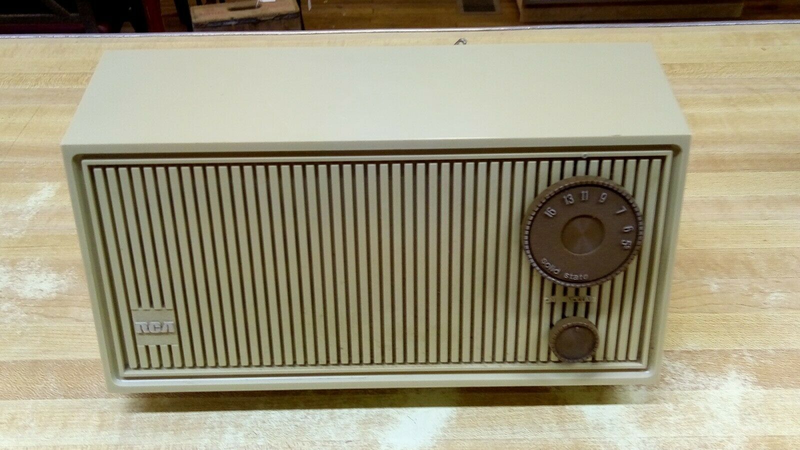 Vintage RCA Solid State AM Radio Model RZA 202B Sand Prop Set Dressing  - $24.77