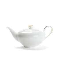 Dammann Freres - Porcelain Teapot - Concorde - 0,4Lt - Golden Border - £63.89 GBP