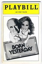 Playbill BORN YESTERDAY 1989 Ed Asner Madeline Kahn Franklin Cover - $9.90