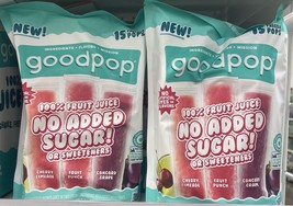 Goodpop Freezer pops No Added Sugars Or Sweeteners. 15 Pack Variety- 2 P... - $1,128.43 MXN