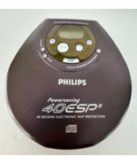 Philips Magnavox X-Treme 40 ESP3 Portable CD Player AZ7792/17 Runs Parts... - $10.75