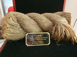 Extremely Rare! Titanic 1997 Original Screen Used Ship Deck Rope Movie Prop - £439.61 GBP