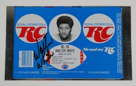 Walter White Signed Flat Royal Crown Cola Can Autographed Kansas City Chiefs - £95.25 GBP