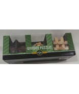 3-Dimensional Wood Puzzle Set, 3-Pack  - $419.78 MXN