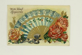 Vintage Postcard With Kind Regards Greeting 1909 Littlesburg Wv Kahle Keenan - £8.53 GBP