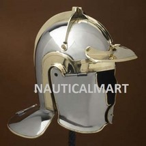 AUXILIARY INFANTRY &#39;E&#39; (HEDDERNHEIM) STEEL AND BRASS HELMET BY NAUTICAAL... - £236.61 GBP