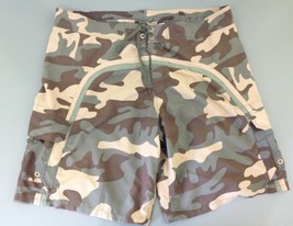 725 Originals Men&#39;s X-Large Removable Mesh Liner Camouflage Swim Shorts ... - £6.95 GBP