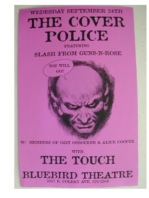 2 Cover Police poster Handbill Slash Guns Roses and n&#39; - $13.49