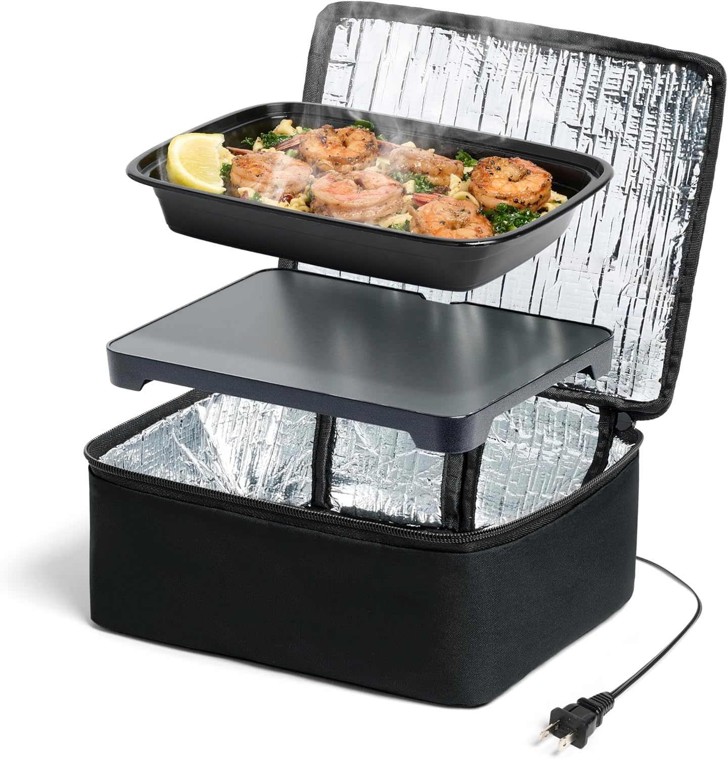 Hotlogic Mini Portable Electric Lunch Box Food Heater -, Black (120V). - $51.97