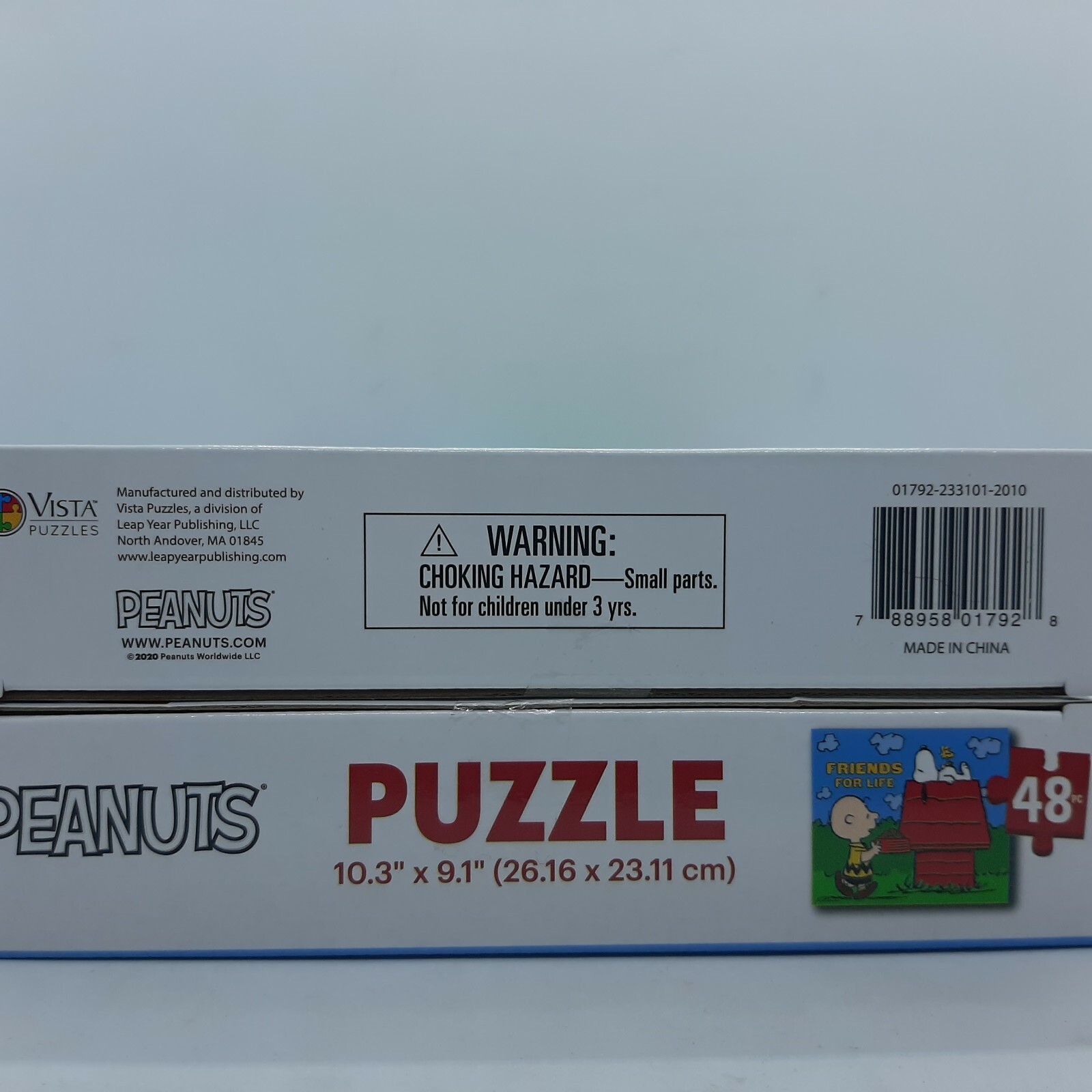 Peanuts Lot of 2 Jigsaw Puzzles by Vista ~ 48 pcs ~  10.3" x 9.1" ~ 2020 Item image 3
