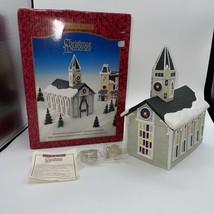 Victorian Church - Christmas Memories - by Claire Burke - Porcelain 10” ... - $18.50