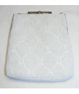 Vintage Handbag Walborg Clutch White Art Deco Design 10-G - €36,47 EUR