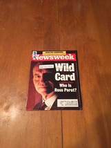 Newsweek Magazine Ross Perot Wild Card April 27 1992 - £7.70 GBP