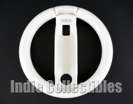 Intec Racing Wheel Nintendo Wii Sports Remote Control Holder White Accessory - $4.45