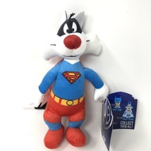 Looney Tunes Superhero- Superman Sylvester The Cat Plush Toy 7- Inch New - £14.11 GBP