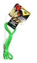 Saf T Paws McGruff Keep Pet Safe Large 1&quot; X 6&#39; Reflective Neon Green Dog Leash - £16.71 GBP