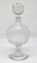 Waterford  COLLEEN Crystal Glass Footed Perfume Bottle Signed - $59.00