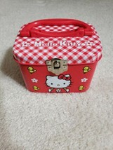 Vintage 1976, 1998 Hello Kitty Tin Trinket Box Mint Condition Including Tray - £39.43 GBP