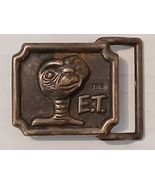 Vintage E.T. Belt Buckle 1982 By Universal Studios, Brass - $461.17 MXN