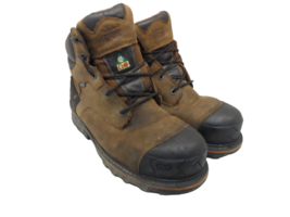 Timberland PRO Men&#39;s 6&quot; Boondock Comp. Toe WP Work Boots 91631 Brown Size 12W - £60.89 GBP