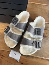 Birkenstock Arizona Shearling | Iron | EU 36 | US Ladies 5 | Narrow Fit - £110.26 GBP