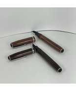 Vintage Esterbrook Fountain Pens Copper &amp; Brown Need New Ink Sacs 2442 &amp;... - $53.10