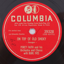 Percy Faith - On Top Of Old Smoky / Syncopated Clock 1951 10&quot; 78rpm Record 39328 - £26.67 GBP