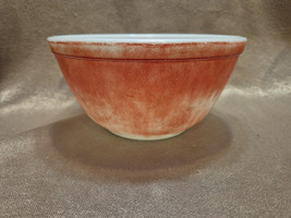 PYREX Mixing Nesting Bowl 1-1/2 QT 402 Glass Ovenware Red MCM Vintage USA - $16.40