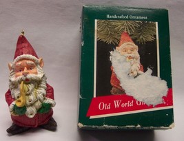 Hallmark Keepsake Old World Santa Claus Gnome 3" Christmas Ornament 1989 - £11.87 GBP