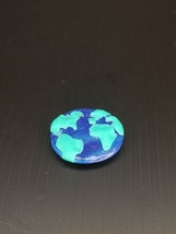 Handmade Clay Globe World Magnet - $5.00