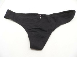 Adore Me Women&#39;s Risque Thong Panties 09242 Black Size Medium - $4.74